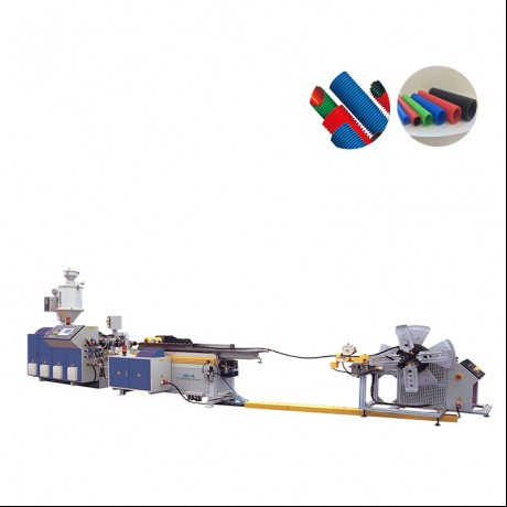 PA/PE/PP/PVC մեկ պատի, երկպատի ծալքավոր խողովակների արտամղման գիծ